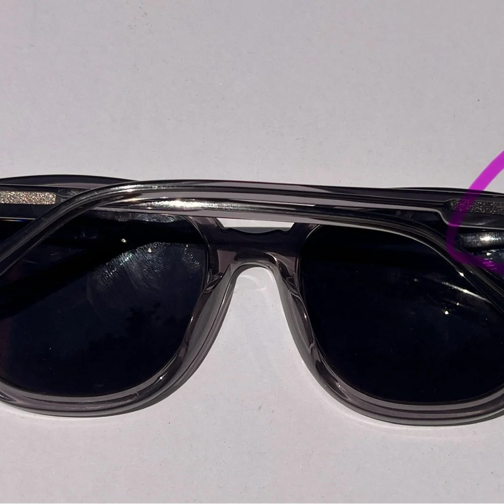 Women's Transparent Gray Sunglasses - Stephane Christian ‘Burning’ #128